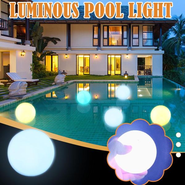 

pool & accessories led floating light swimming garden landscape ball fountain pump pools pond lawn decor #p2