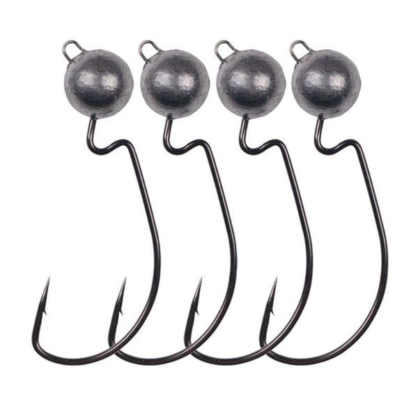 

fishing hooks exposed gauge head 3.5g 5g 7g 10g hook accessories
