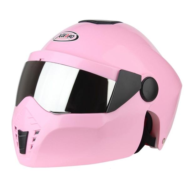 

motorcycle helmets changed helmet casco scooter bicycle modular full face double visor capacete de moto female vintage