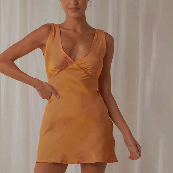 

summer dress women sundress causal dress new arrivals orange beach long evening party dress 210422, Black;gray