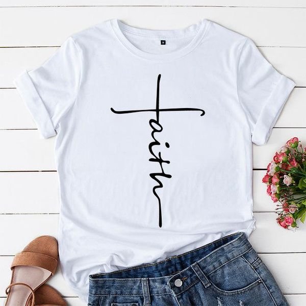 

women's t-shirt 2021 women black tshirt abstract simple letters print summer cotton casual funny t shirt gift for lady yong girl tee, White