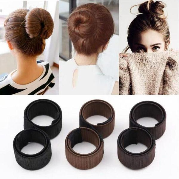 

color women girl diy hair styling tools comb wig pin disk pull sponge braider band headwear headbands accessory1