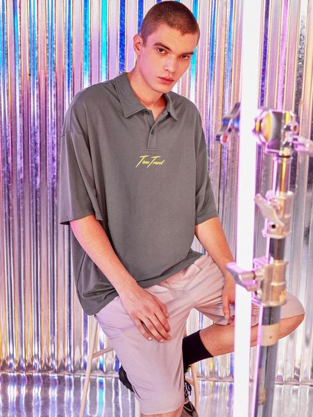 

men letter graphic polo shirt b2qz#, White;black