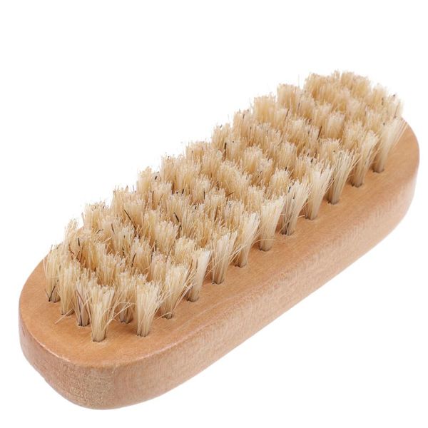 

nail brushes 1pc fingernail cleaning brush cleaner dust (wood color), Yellow
