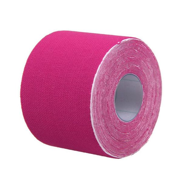 

elbow & knee pads sports athletic kinesiology tape physio muscle strain support pain relief 5cm x 5m (rosy), Black;gray
