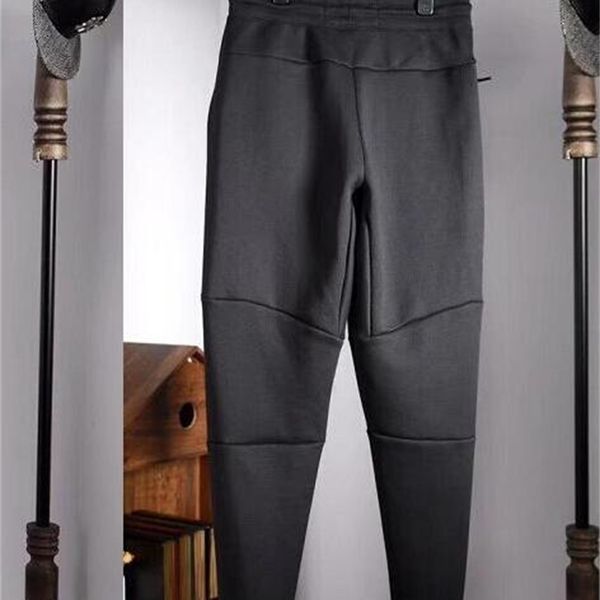 

luxury brand pants and jeans shorts 2018 autumn new trousers paris fashion with letter stitching printing men's casual pants sp, Black