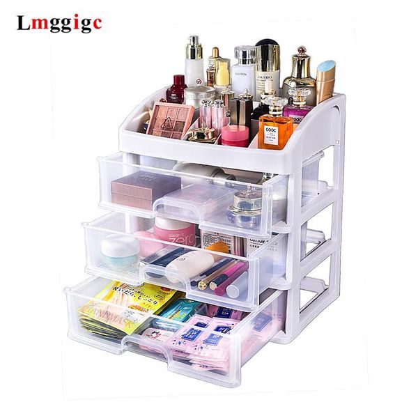 

transparent makeup box with drawer, dressing table, cosmetic case bags & cases