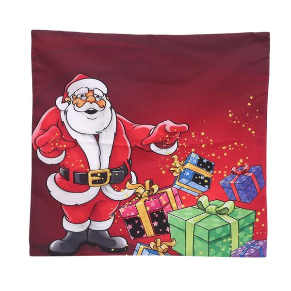 

cushion/decorative pillow christmas santa claus cushion cover decorative pillows for sofa seat soft case 45x45cm home decor