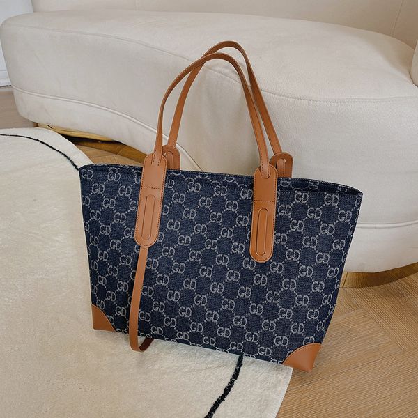 

luxury handbags one shoulder big female autumn new fashion letter tot foreign style red ins shopping bag