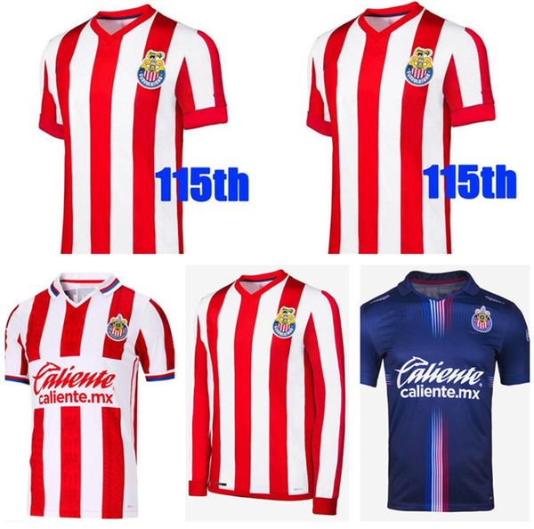 

2021 chivas soccer jerseys 115th anniversary 20 21 liga mx guadalajara home high-quality football shirt a.vega macias u.antuna c.calderon br, Black;yellow