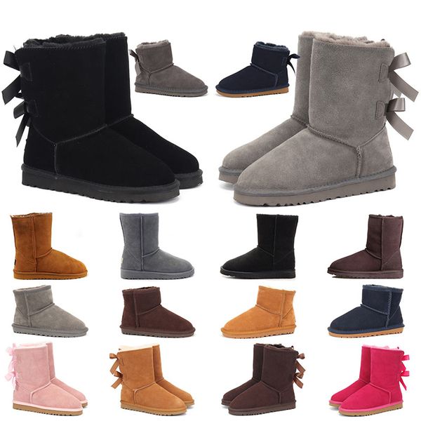 

fashion designer australia women boots winter booties chestnut chocolate high low black grey navy blue classic bow mini ankle short womens w