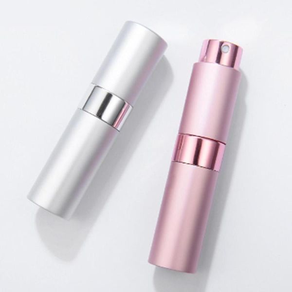 

storage bottles & jars 15ml perfume spray bottle portable empty refillable aluminum cosmetic atomizer for travel