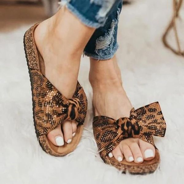 

slippers women summer flats plus size shoes woman outdoor open toe vintage bowties deco sandalias mujer sapato feminino d611, Black