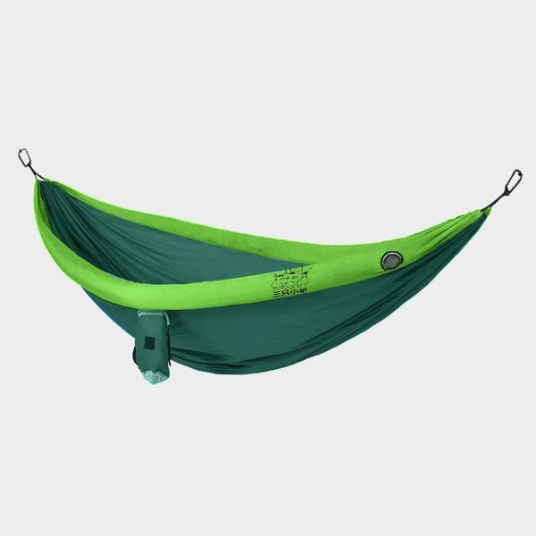 

widen double inflatable hammock outdoor camping tent hanging bed lightweight swing children anti-rollover tents and shelters