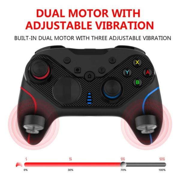 Gamecontroller Joysticks Bluetooth 4.0 Controller Gamepad Joystick Fernbedienung für NS Switch Pro