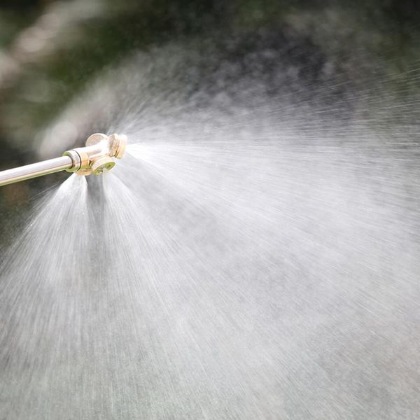 

watering equipments brass 4 hole mist spray nozzle agricultural water sprayer nozzles garden sprinkler lawn misting irrigation m14x1.5
