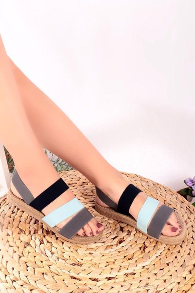 

sandals women black white gray