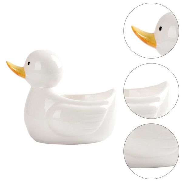 

bowls 1pc fashion duck shape ceramic snack bowl breakfast chic sushi