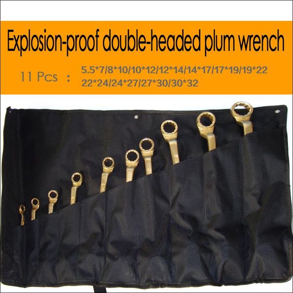 

hand tools 11 pcs explosion proof double head plum wrench, aluminum bronze /beryllium