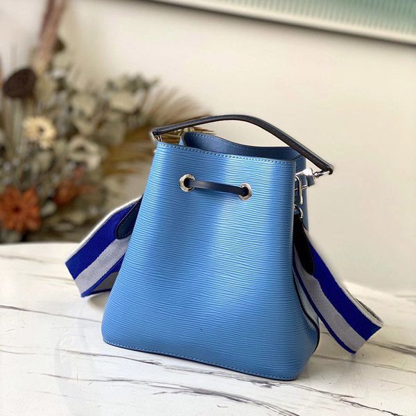 

lady quality genuine leather bucket bags fashion cross body bag women handbag female shoulder handbags 8o44 purse with box b116