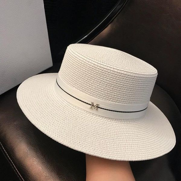 

wide brim hats bucket hat summer sun ladies straw fedora and activity, Blue;gray