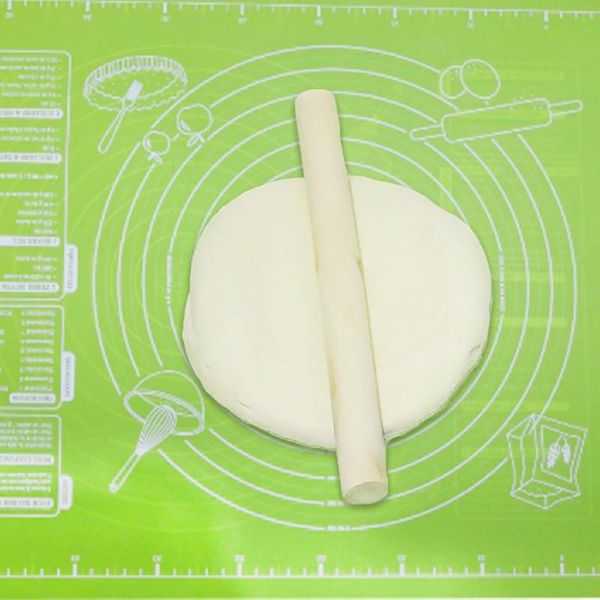 

1pc 45x60cm non-stick silicone pad baking sheet cupcake dessert soap rolling kneading mat with scale pastry fondant pins & boards