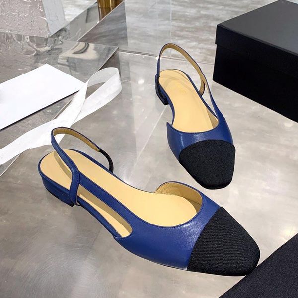 

factory wholesale summer women's sandals simple fashion comfortable open toes flat shoes leather pointed toe low heels, Black