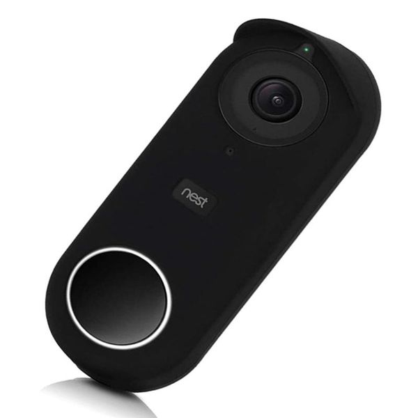 

smart home control silicone protective case for nest hello video doorbell resistant silica cover 53cc