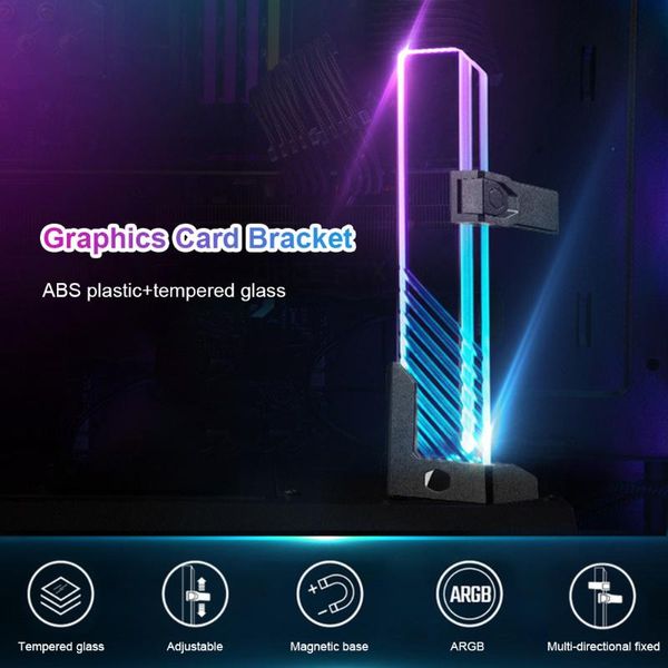

computer water cooling system waterblock graphics card brace bracket addressable pc accessories fans & coolings