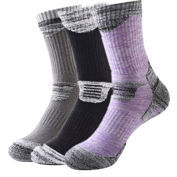 

sports socks 2pairs mens high tube athletic skiing skating maximal exercise campimg cycling bowling football hiking sock 4 colors, Black