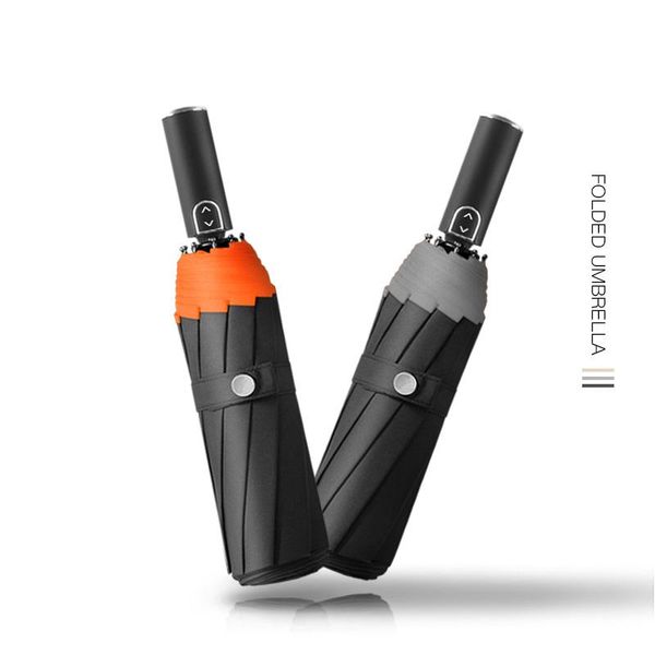 

umbrellas sun automatic umbrella sunshade outdoor foldable uv protection anti wind paraguas plegable household products de50ys