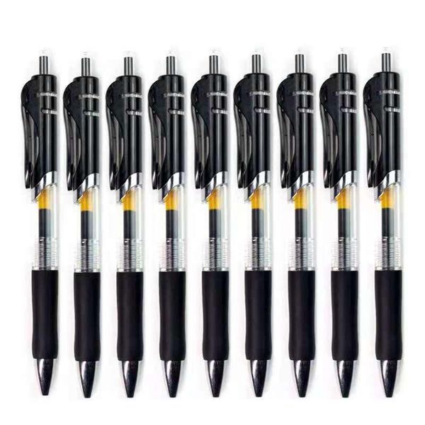

gel pens 20 pcs/batch of retractable k35 0.5 mm refillable: black/blue/red/ point ballpoint pen school and office supplies
