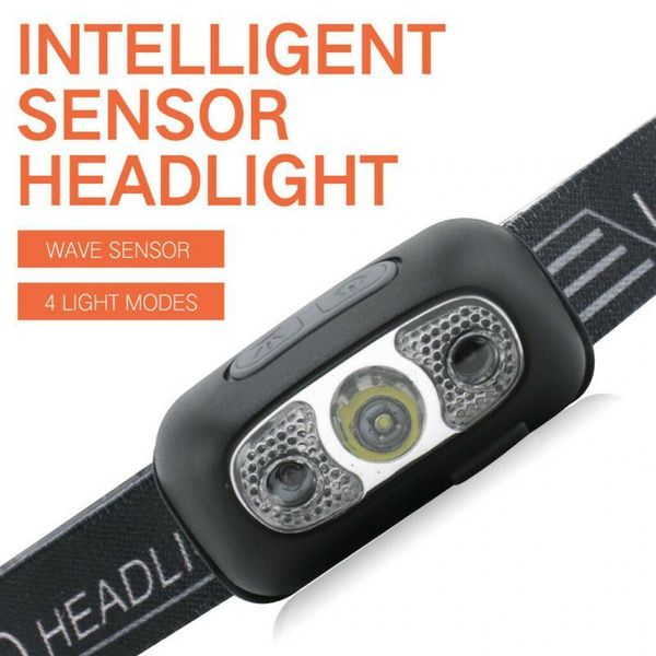 

10000lumens led headlight headlamp rechargeable body motion sensor head light lamp ultra bright with usb camping, fishing 9 bike lights
