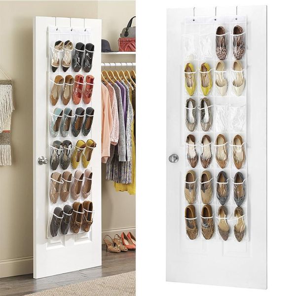 

grid door wall storage bag shoes bras ties hanging organizer box pvc boxes & bins