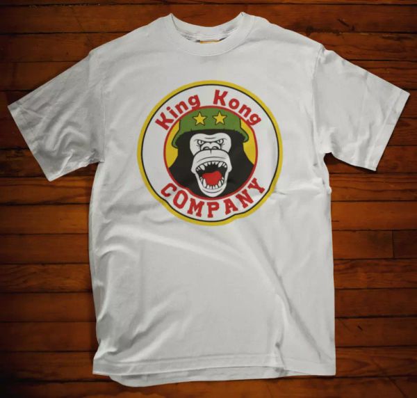 

Taxi Driver T-shirt King Kong Company Logo Movie Film Classic Retro 70s 80s tee, White;black