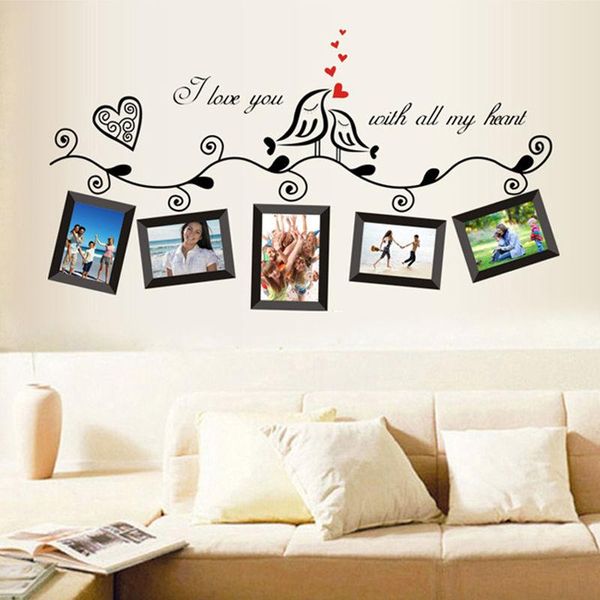 

frames and mouldings po frame family tree bird removable quotes wall decal sticker room home decor