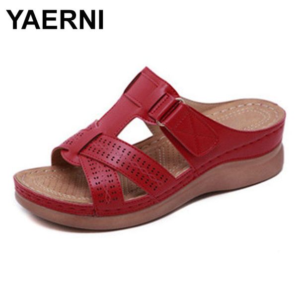 

slippers yaernizapatos de cuero pu para mujer, cÃ³modos zapatos plataforma, suela plana, zapatillas plataforma suaves, Black