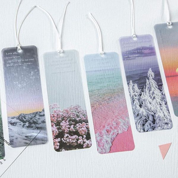 

3pcs/lot pvc reading bookmarks shakespeare letters series bookmark dusk galaxy sea creative book page marker stationery supplies