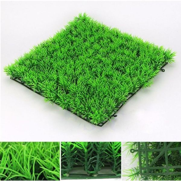 

decorations 4pcs artificial aquarium accessories plant lawn 25x25cm plastic bottom grass aquascape background decor fish tank ornament