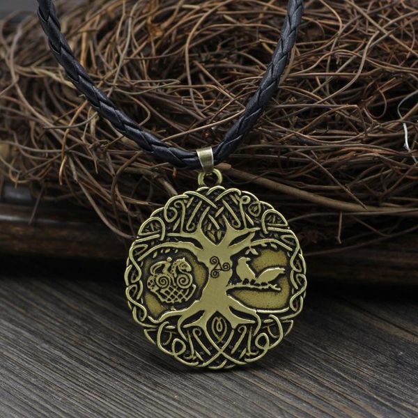 

pendant necklaces selling nordic men's viking warrior life amulet necklace, Silver
