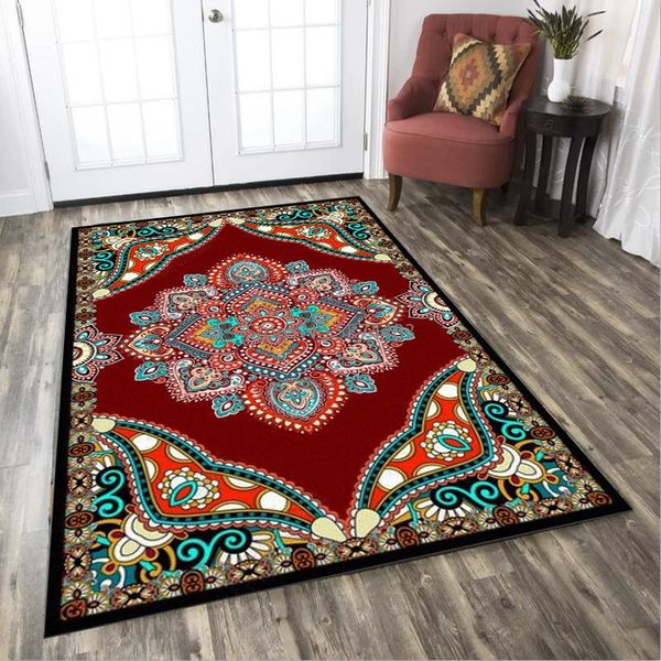

persian classical bohemian floral ethnic style kitchen living room bedroom bedside carpet floor mats carpets