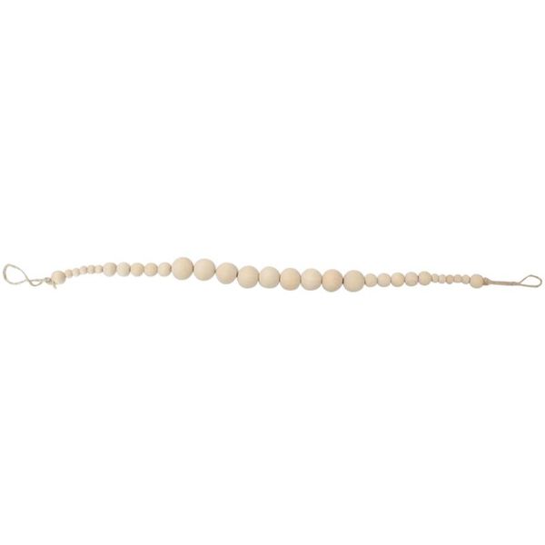 

curtain & drapes 1pc hand knitting tie rope wood bead tieback
