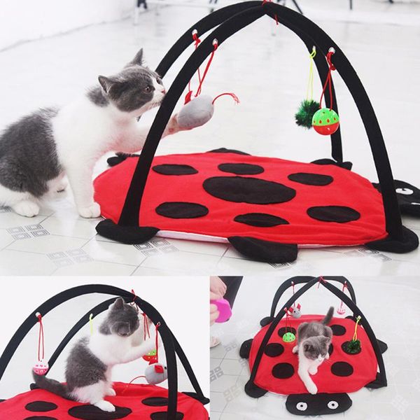 

foldable hanging house funny training play comfortable cat supplies shape removable furniture pet bed toy beds &