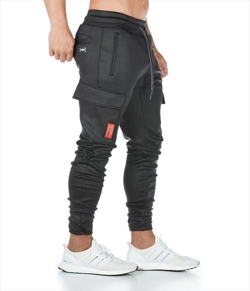 

fashion knitting fitness sweatpants outdoor women pants gym running training slacks multi pocket jogging squats cargo, Black
