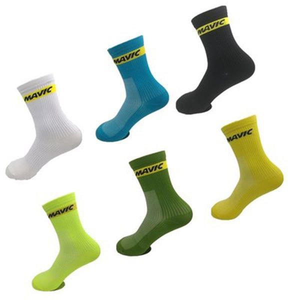 

men's socks product cycling socks, breathable sports stretch running, Black