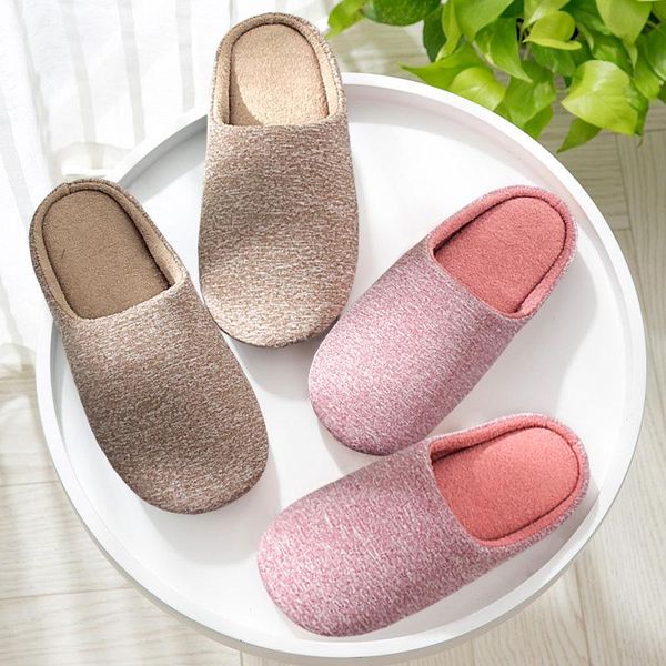 

slippers winter home cotton shoes women soft plush fashion indoor house candy colors cozy warm slipper for female big size 44-45, Black