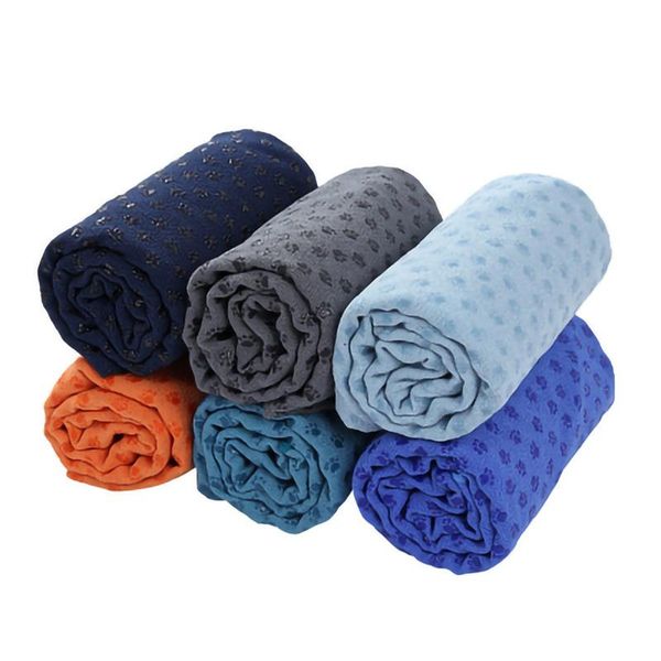 

yoga non-slip sweat absorption towel sport fitness travel exercise mat cover blanket pilates blankets