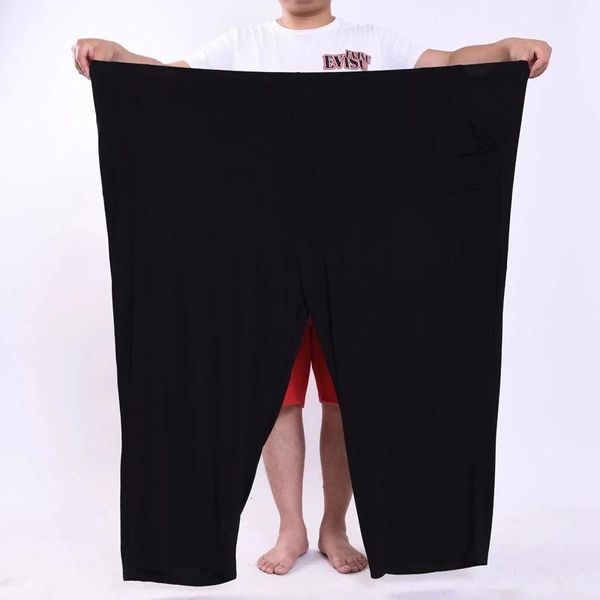 

men's pants big 260kg plus size 15xl 16xl loose stretch large 66 60 62 summer casual black 50 52 54 56 58