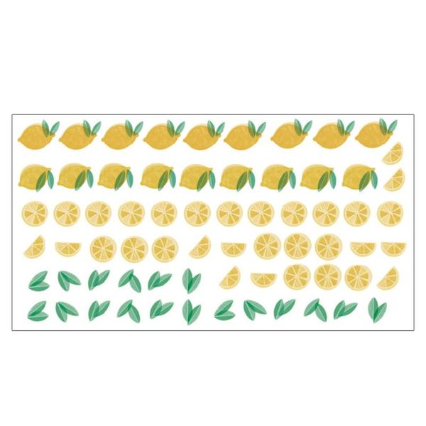 

wall stickers 1pc summer yellow sticker self-adhesive decor hawaii decal
