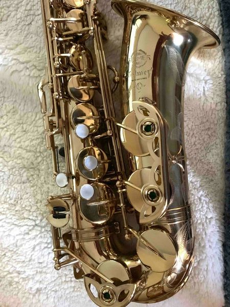 

mark vi sax model gold lacquer e flat alto saxophone eb with case accessories